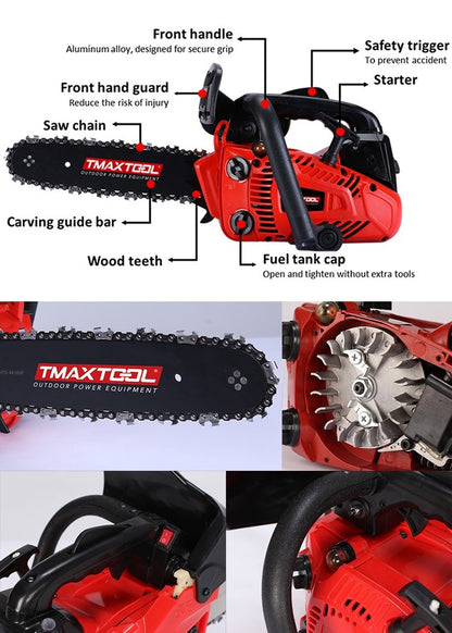 TMAX TOOL 25cc 10” Chainsaw