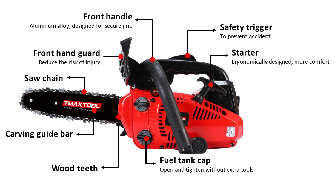 TMAX TOOL 25cc 10” Chainsaw