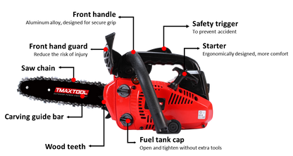 TMAX TOOL 25cc 10” Chainsaw