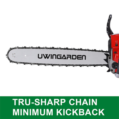 UWINGARDEN 49.3cc 20 inch Chainsaw