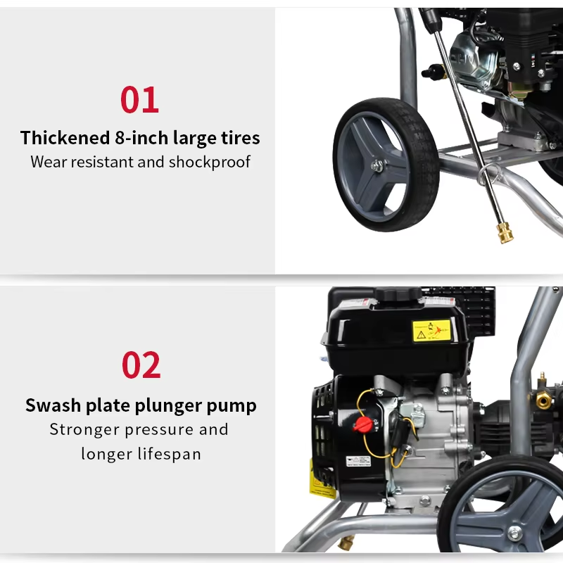 TMAX TOOL Petrol Pressure Washer 7.0HP - 2465 PSI